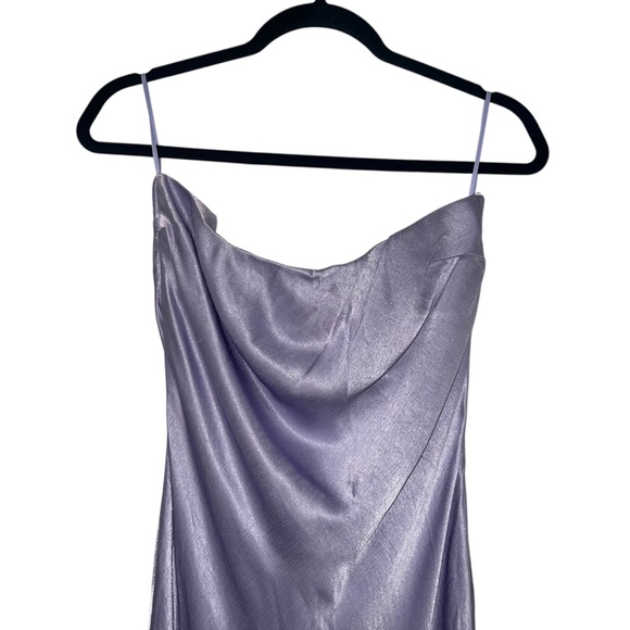 NEW NWT Bec + Bridge Moon Dance Strapless Maxi Dress Lilac Light Purple - Picture 3 of 9